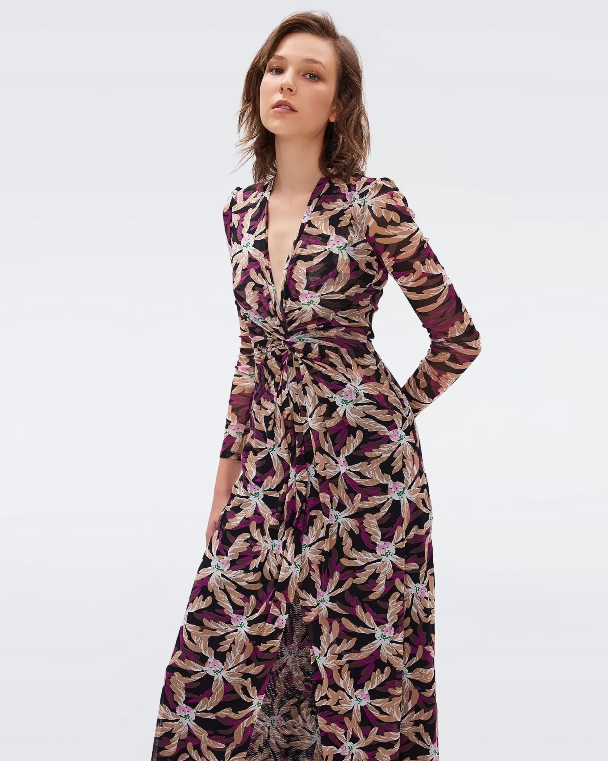 Kassia Mesh Dress-dvf Fashion