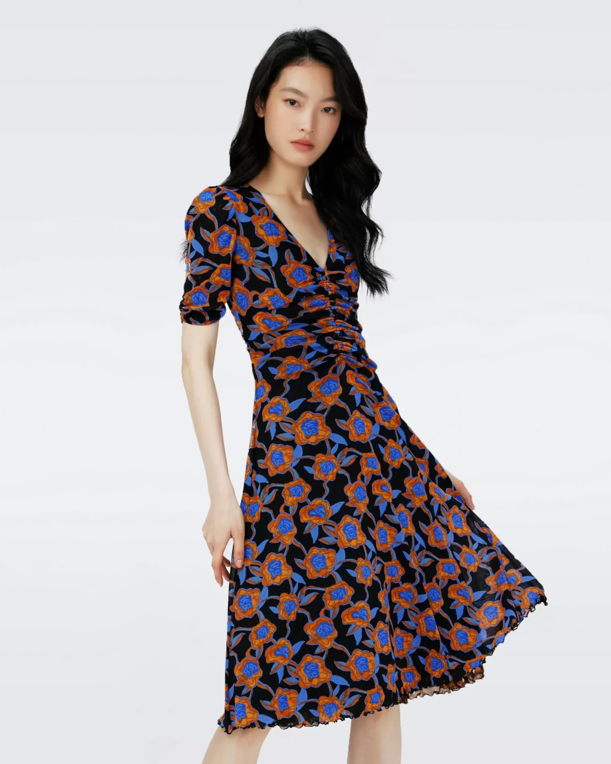 Koren Reversible Mesh Dress-dvf Shop