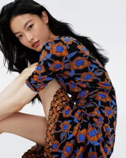 Koren Reversible Mesh Dress-dvf Shop