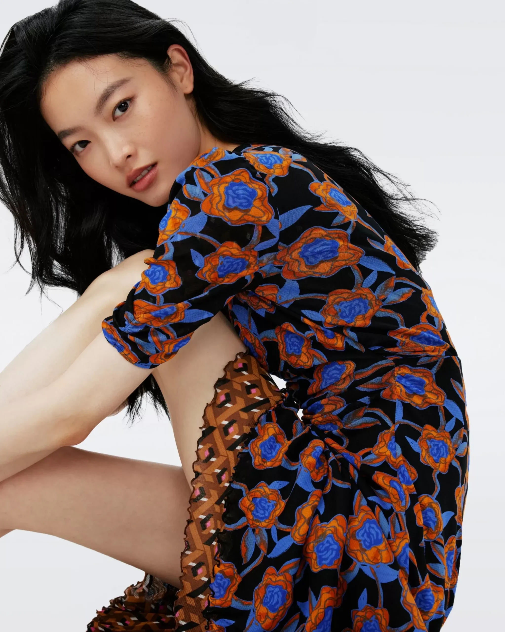 Koren Reversible Mesh Dress-dvf Shop