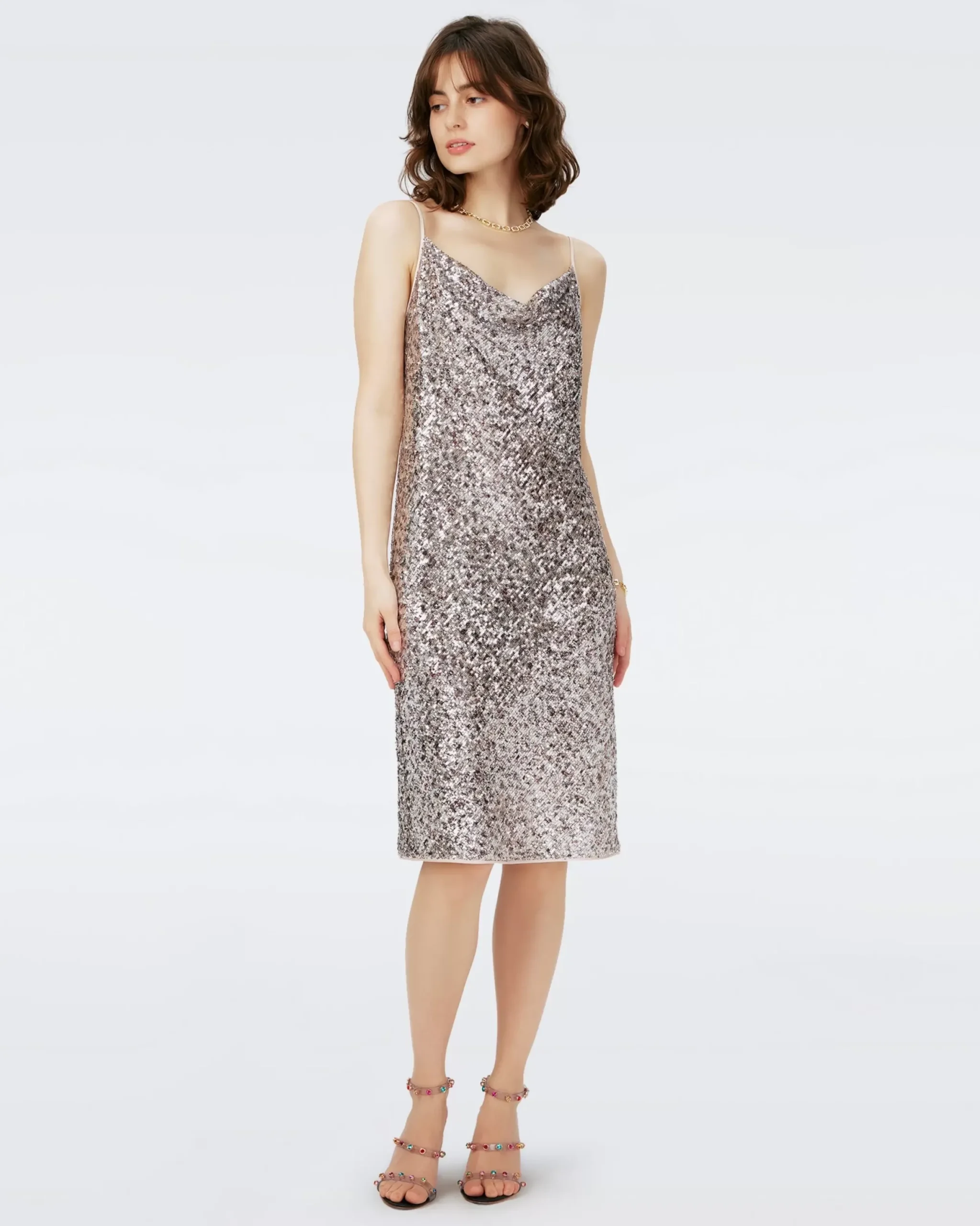 Latika Sequin Dress-dvf Hot