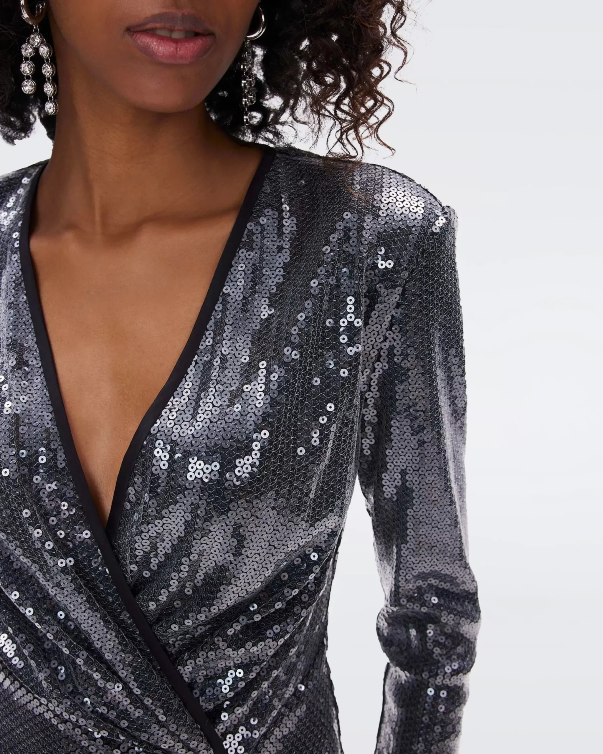Lexa Sequin Mesh Dress-dvf Best Sale