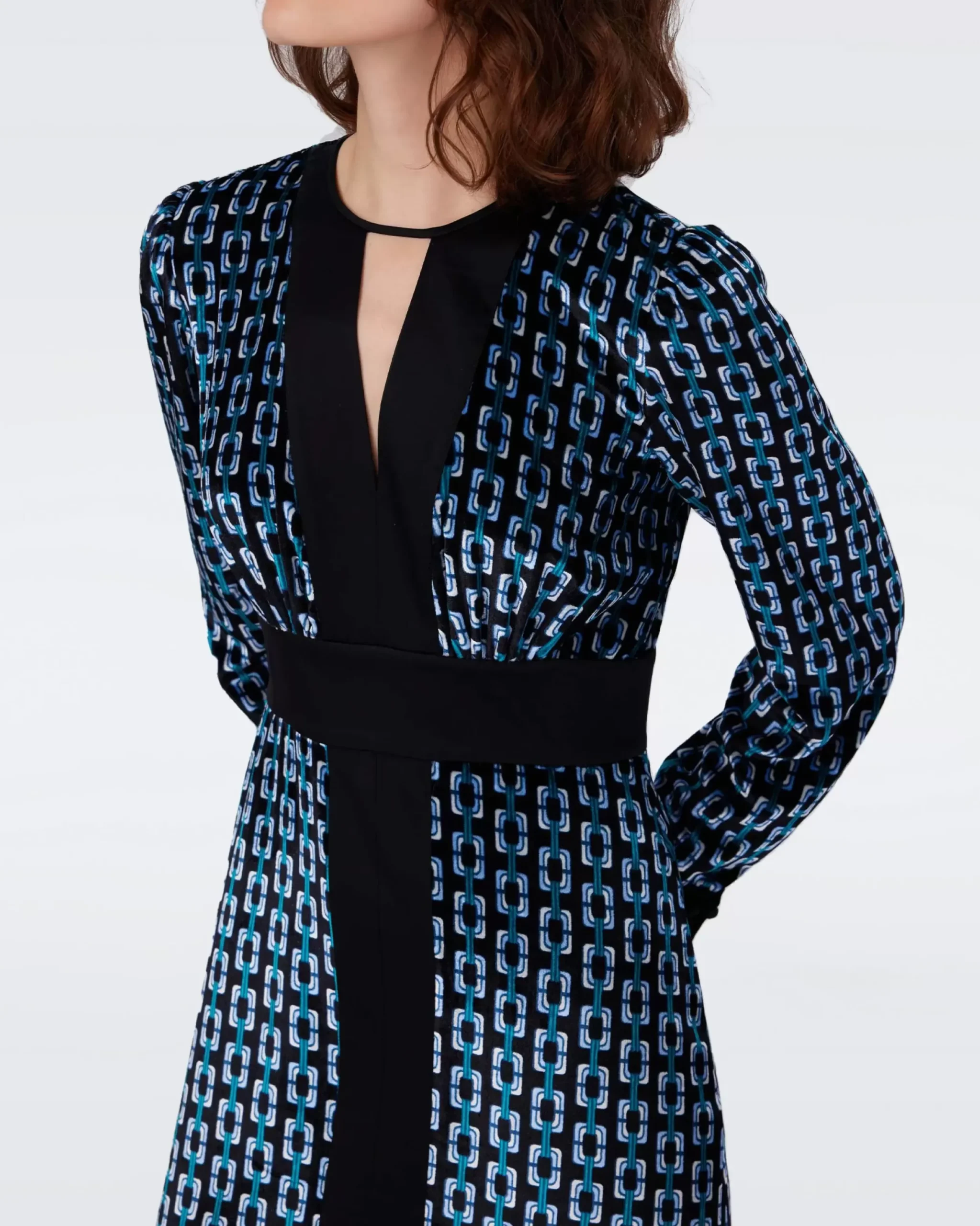 Libby Velvet Dress-dvf Flash Sale