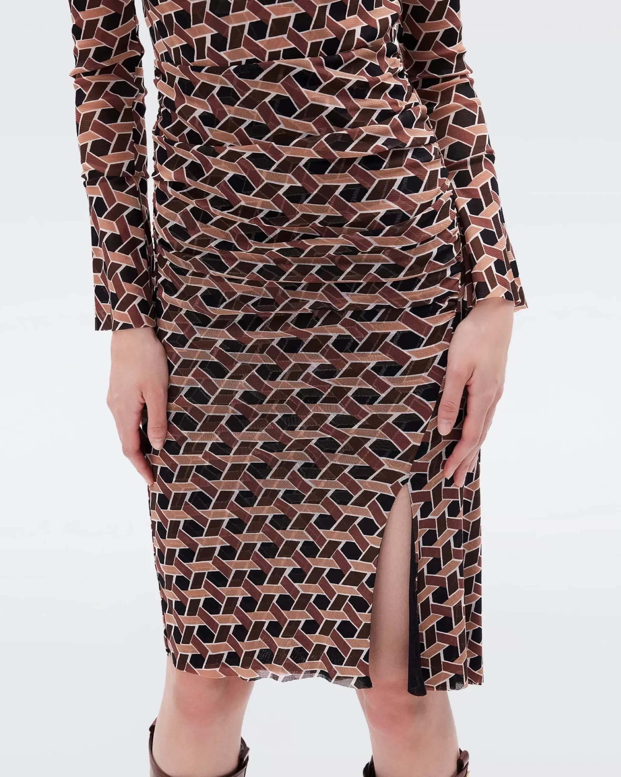 Lilly Mesh Dress-dvf Shop