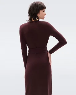 Linda Wool-Cashmere Wrap Dress-dvf Store