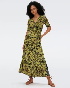 Louis Reversible Mesh Skirt-dvf Hot