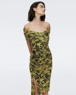Lovinia Mesh Dress-dvf Cheap
