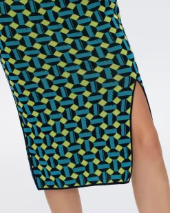 Lyla Knit Jacquard Skirt-dvf Discount