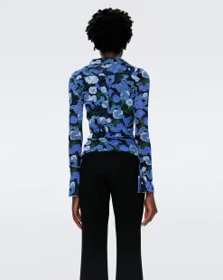 Mackenzie Mesh Top-dvf Cheap