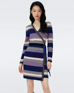 Melita Knit Wrap Dress-dvf Online