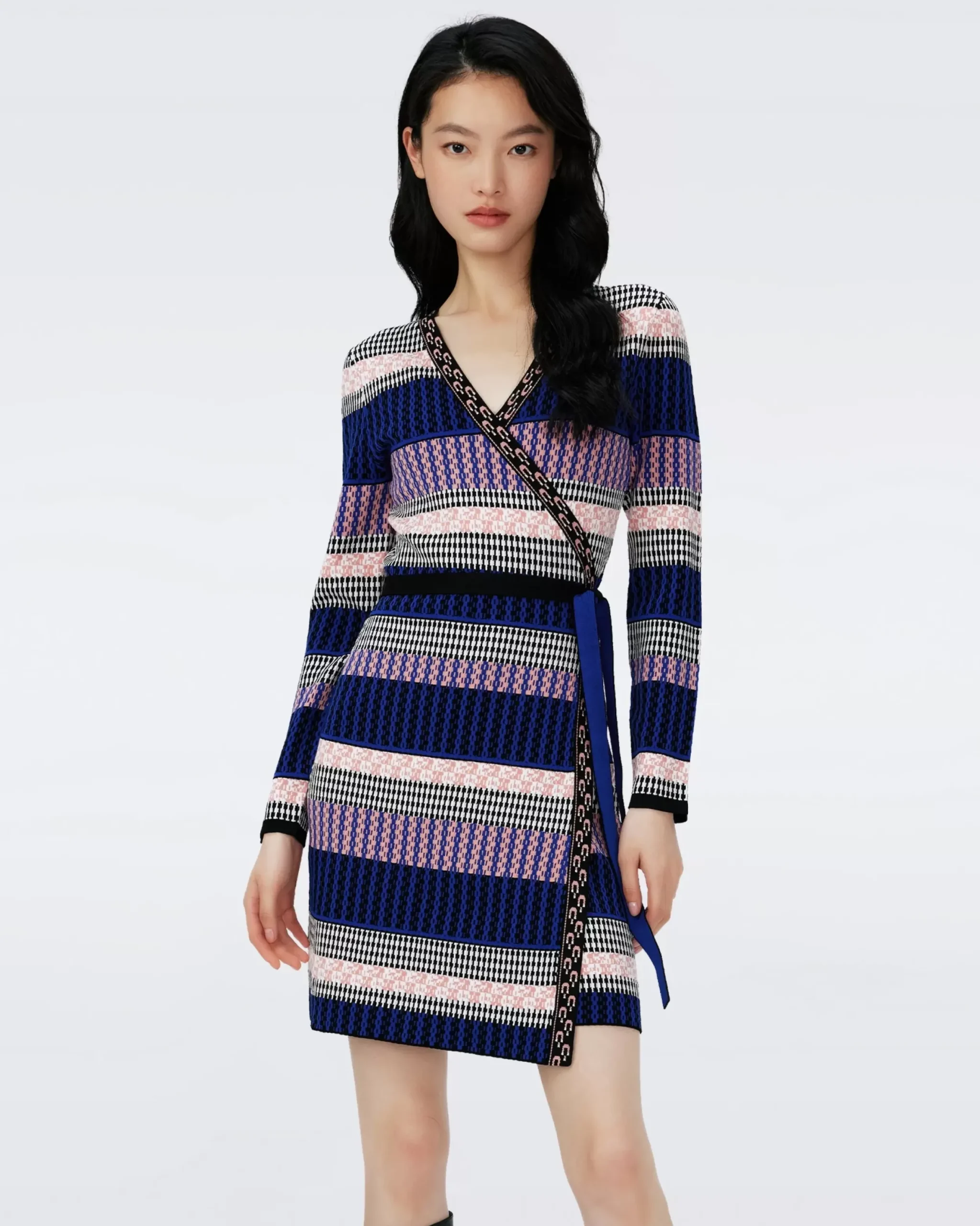 Melita Knit Wrap Dress-dvf Online