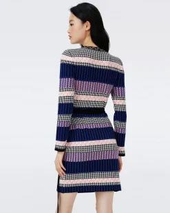 Melita Knit Wrap Dress-dvf Online