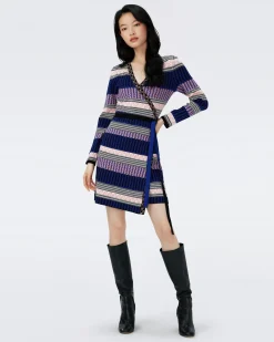 Melita Knit Wrap Dress-dvf Online