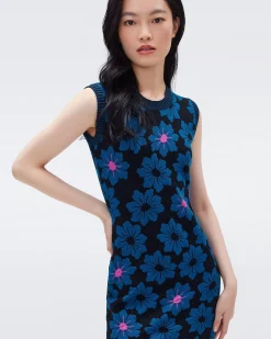 Mylo Knit Jacquard Dress-dvf Shop