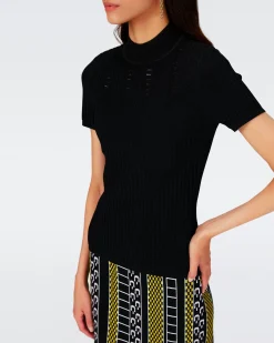 Omisa Knit Top-dvf Outlet