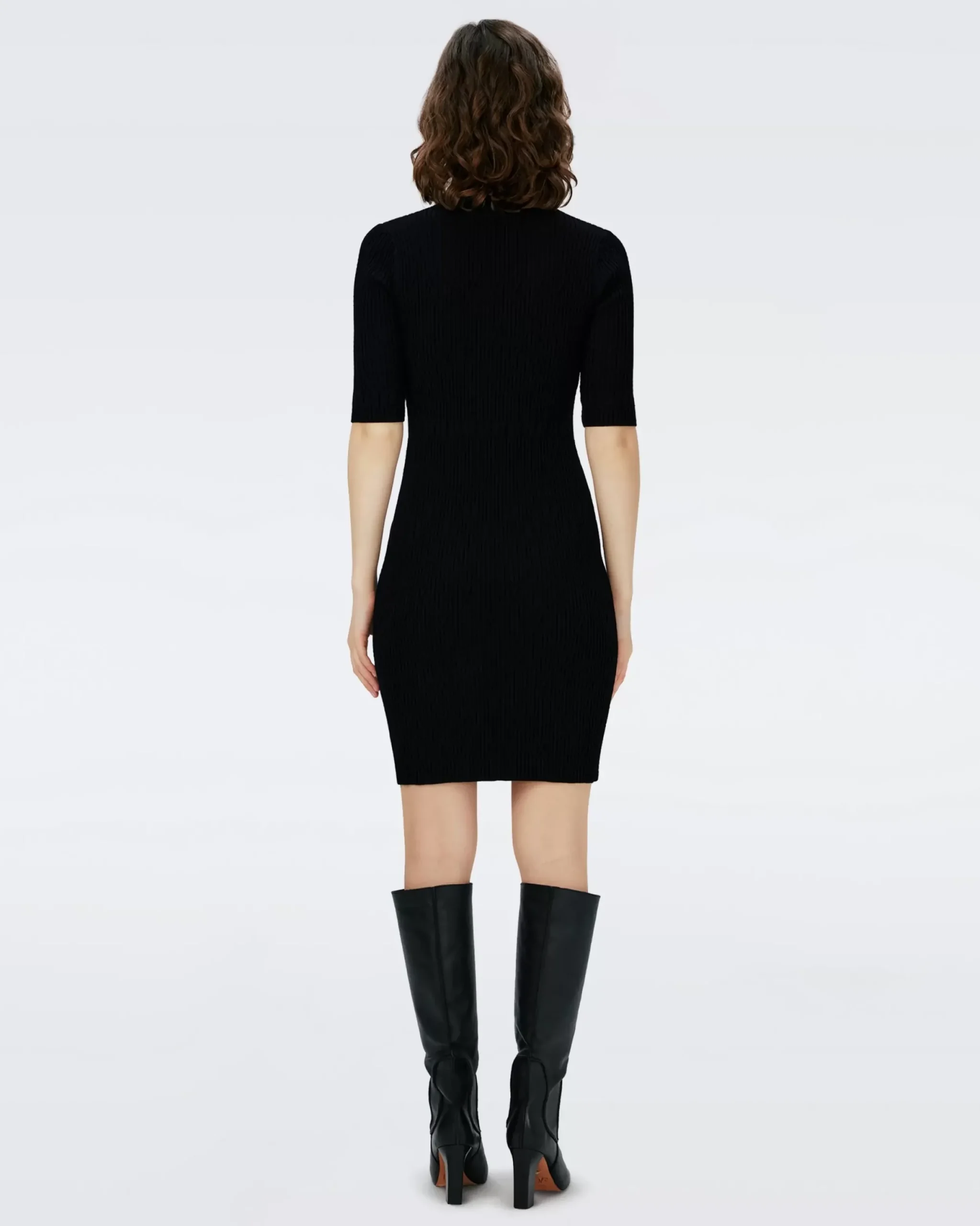 Pam Knit Jacquard Dress-dvf Store
