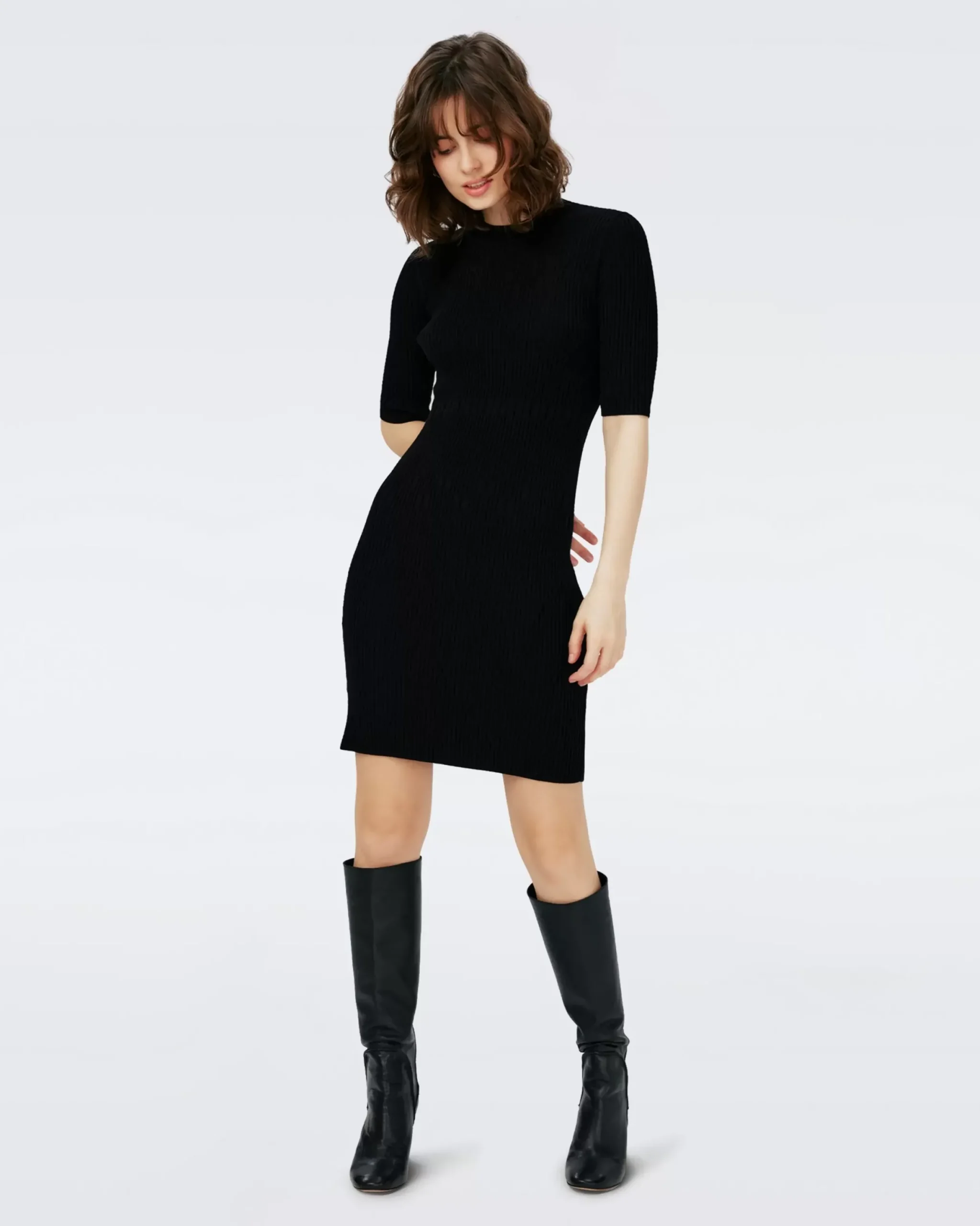 Pam Knit Jacquard Dress-dvf Store