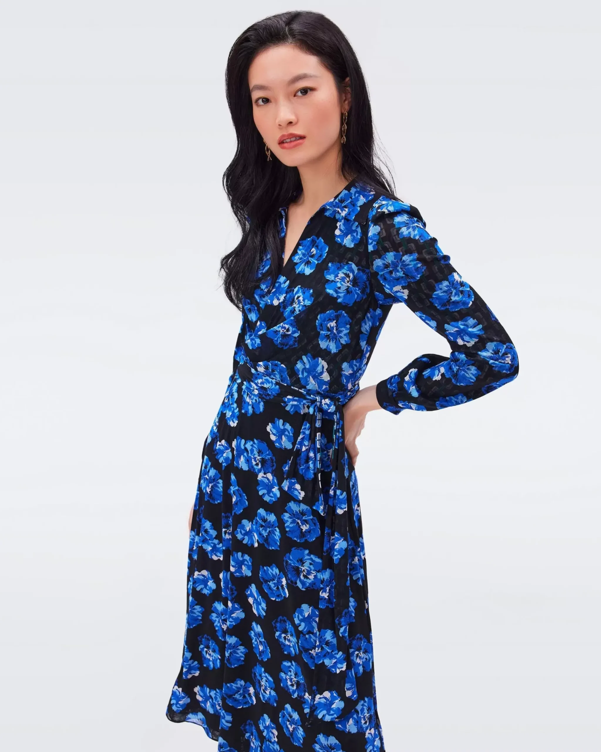 Phoenix Reversible Mesh Wrap Dress-dvf Shop