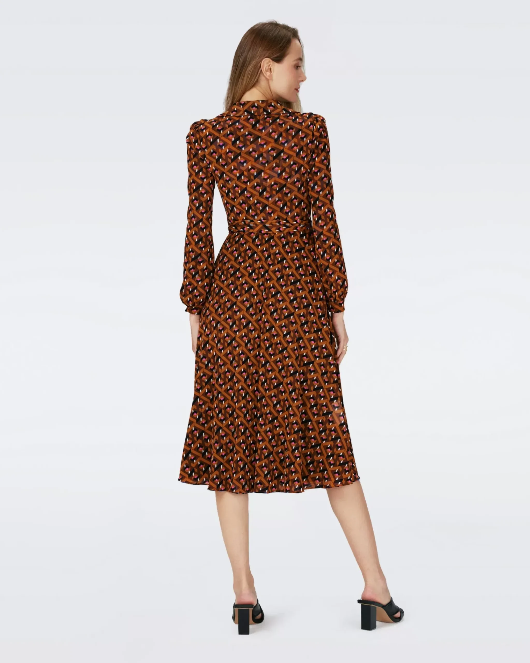 Phoenix Reversible Mesh Wrap Dress-dvf Online