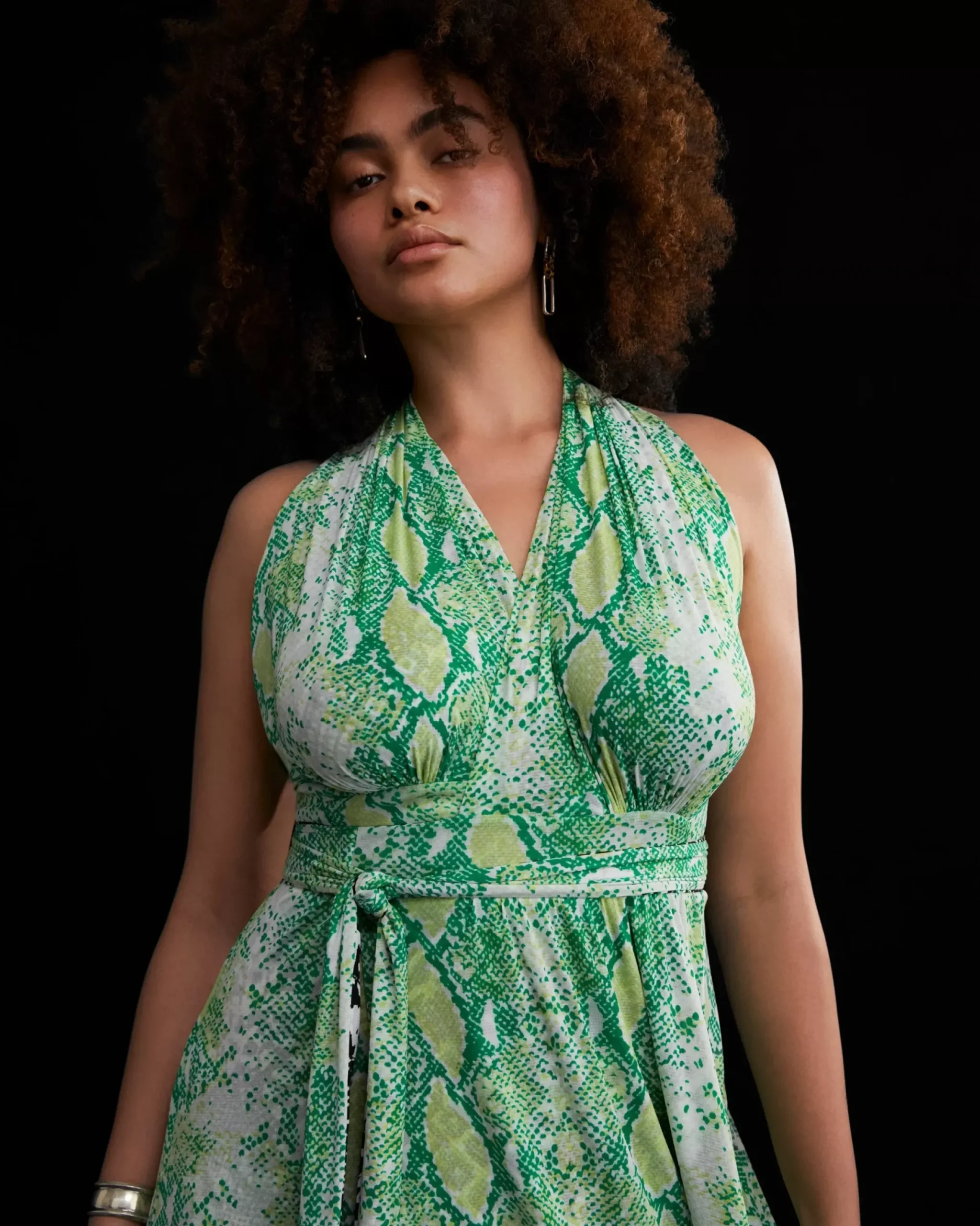 Pia Reversible Mesh Wrap Dress-dvf Hot