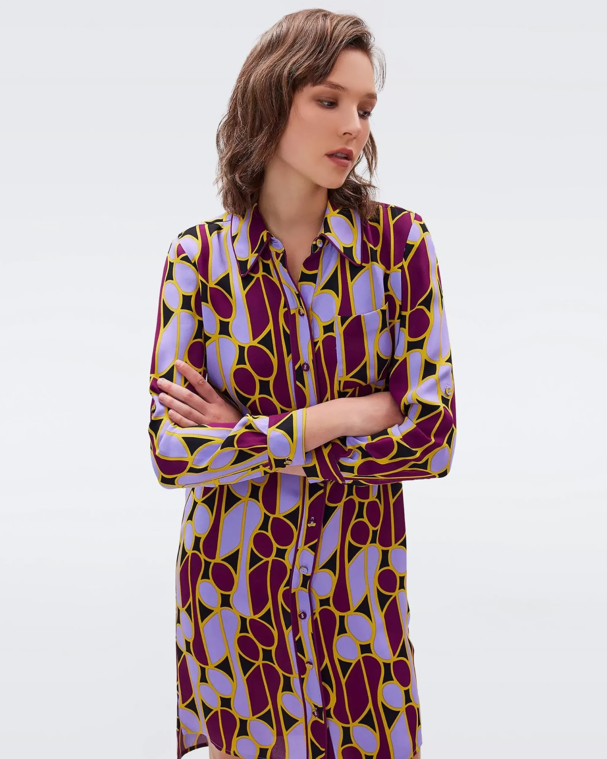 Prita Shirt Dress-dvf Shop