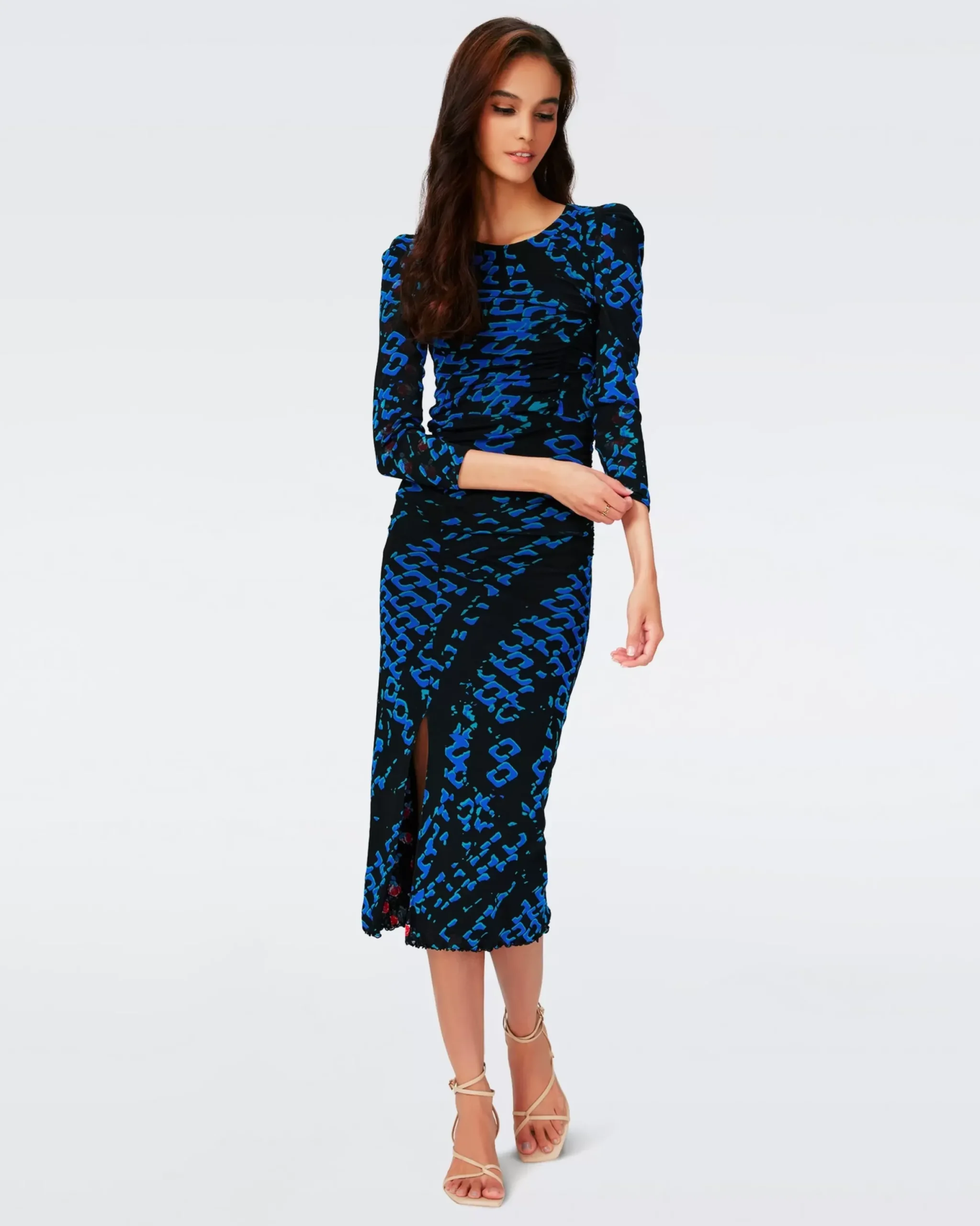 Priyanka Reversible Mesh Dress-dvf Shop