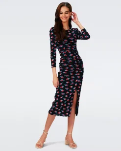 Priyanka Reversible Mesh Dress-dvf Shop