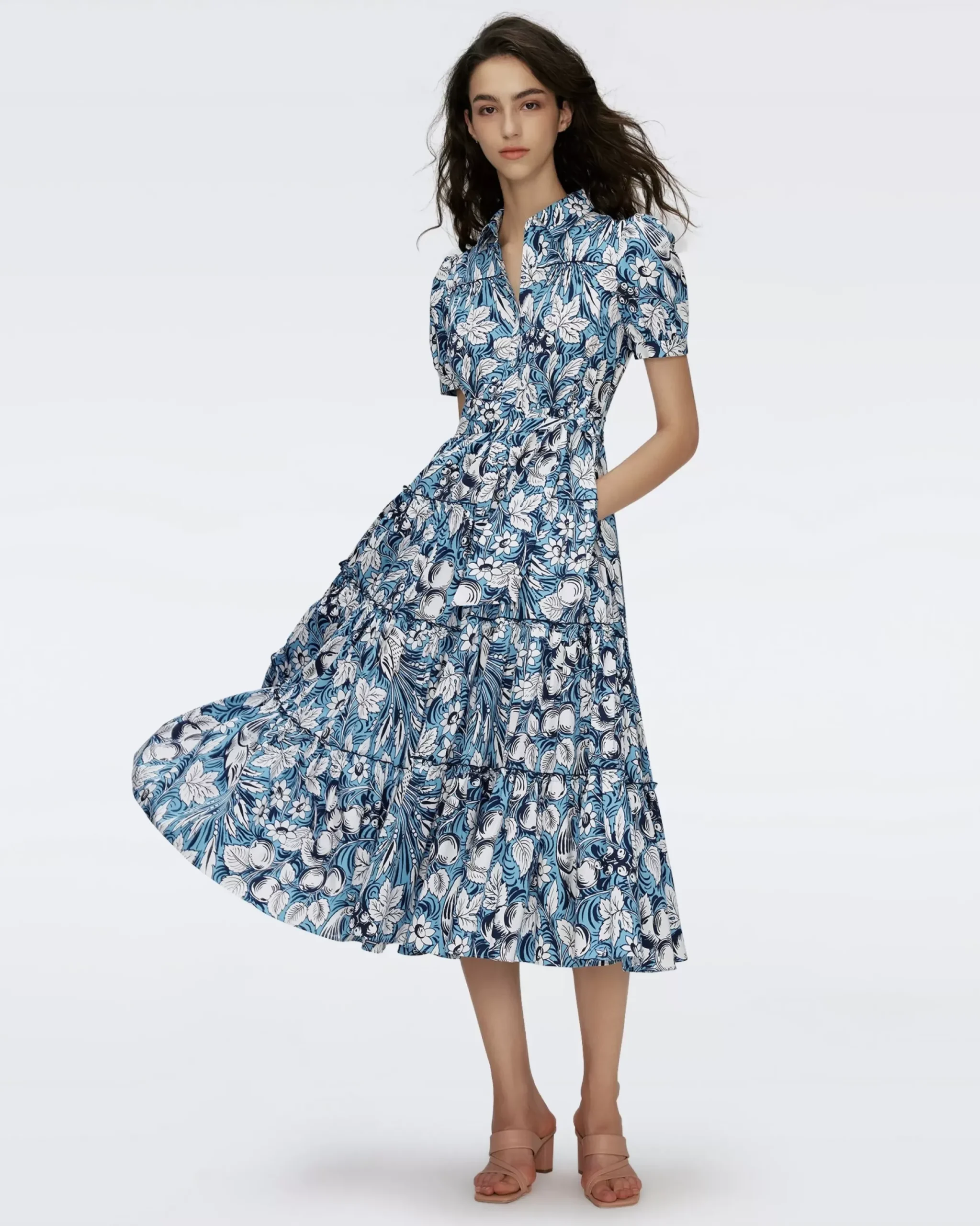 Queena Cotton Dress-dvf Best