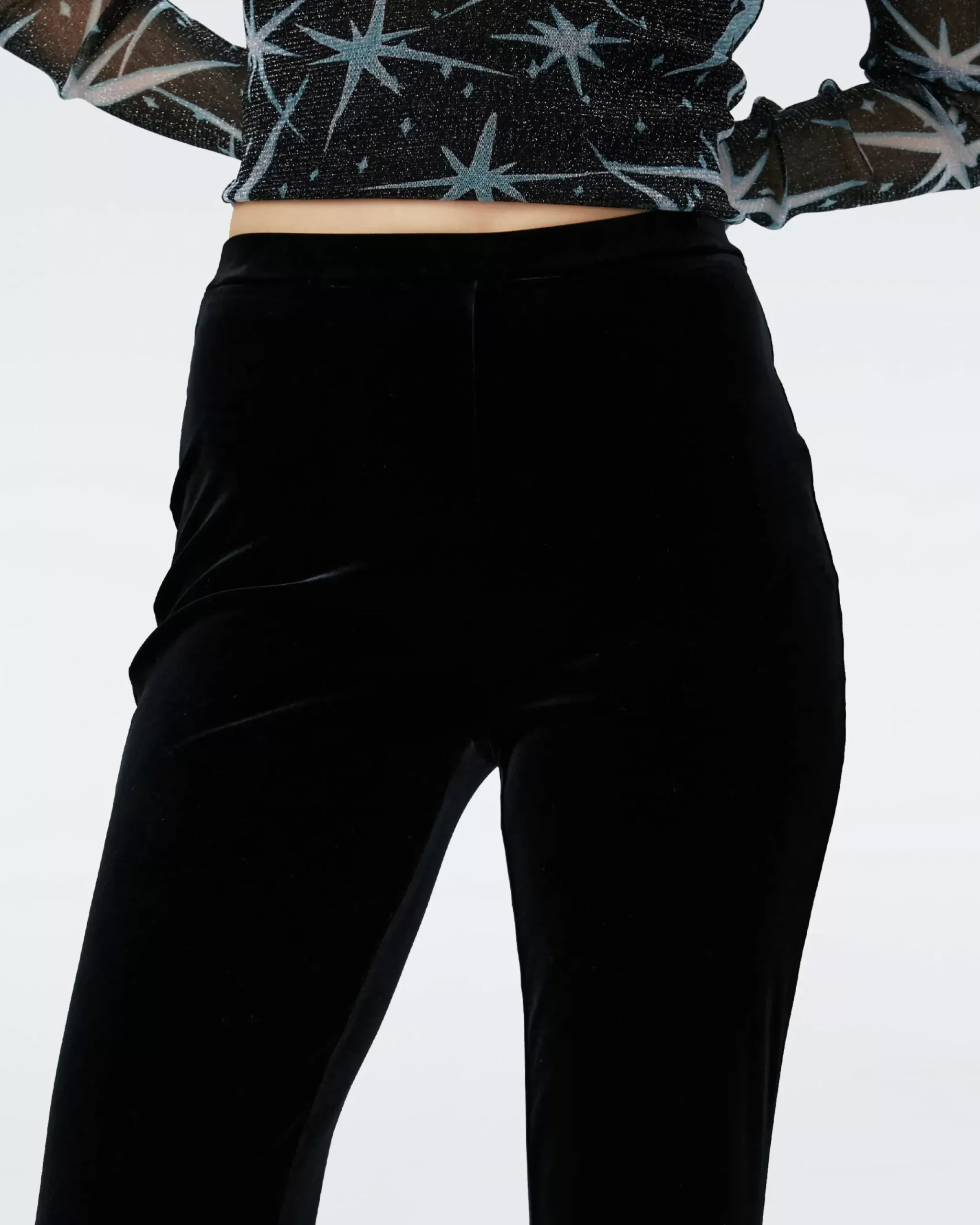 Ruthette Velvet Pants-dvf Outlet