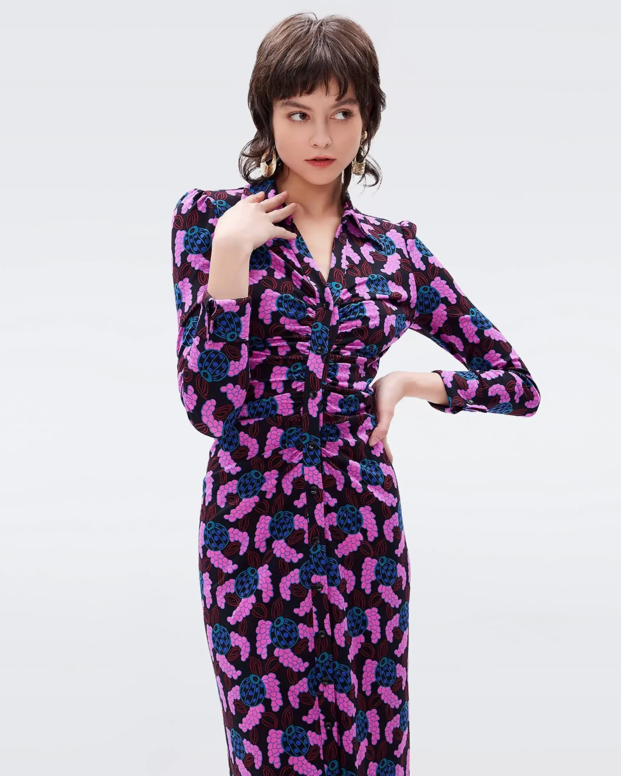 Sheska Shirt Dress-dvf Cheap
