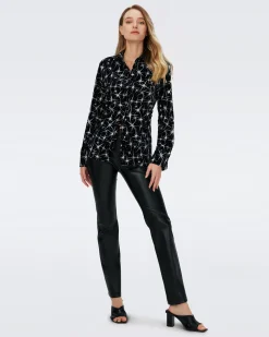 Soluck Velvet Top-dvf Fashion