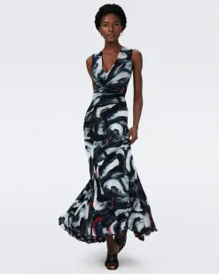 Solveigh Reversible Mesh Dress-dvf Clearance