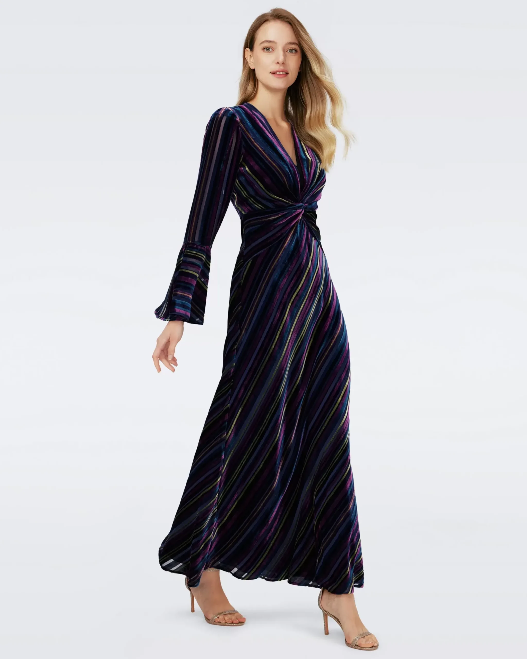 Sudha Velvet Dress-dvf Outlet