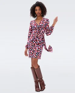 Toronto Faux Wrap Dress-dvf Hot