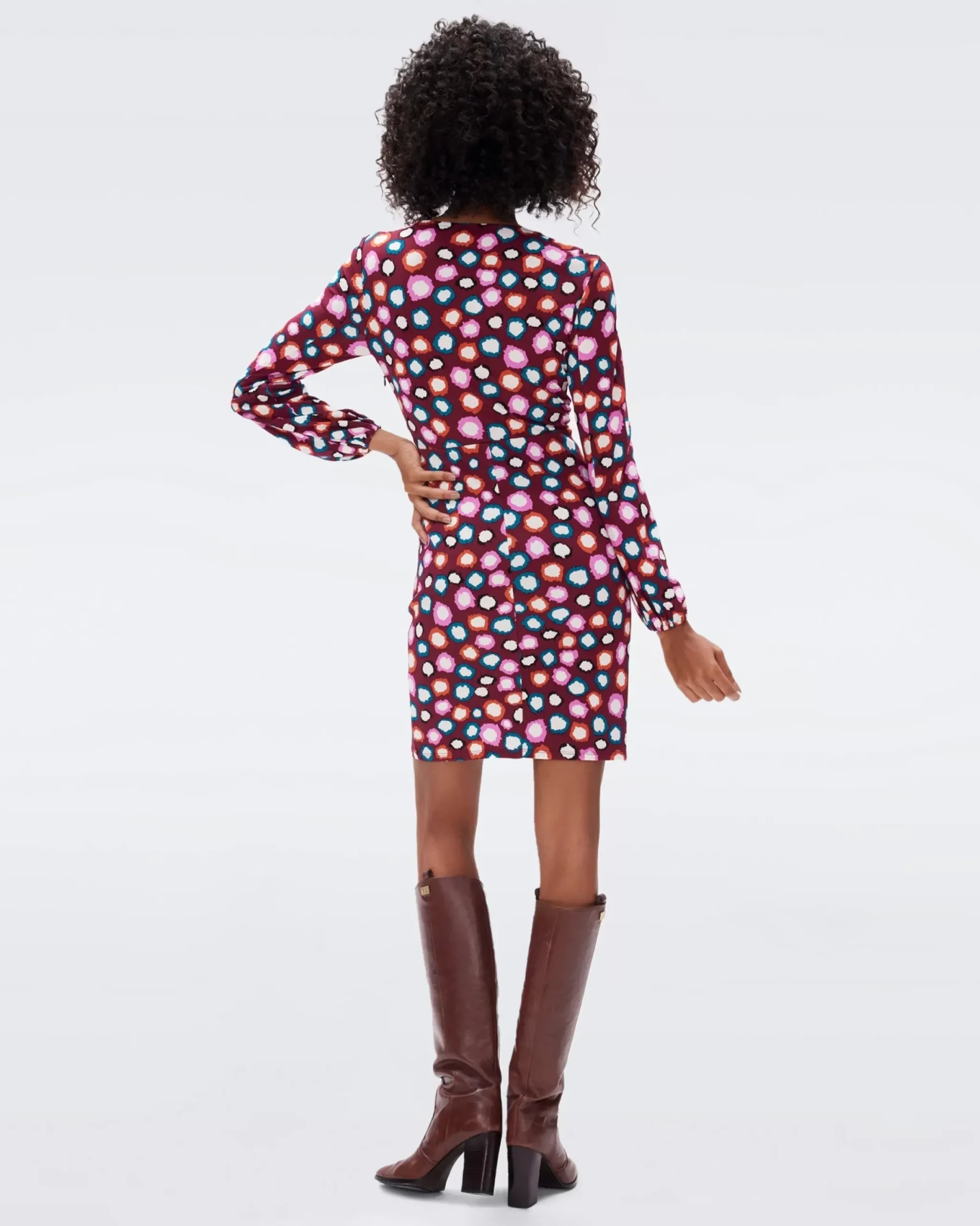 Toronto Faux Wrap Dress-dvf Hot