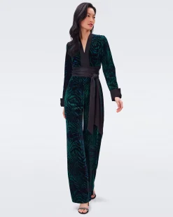 Vegas Velvet Jumpsuit-dvf Cheap