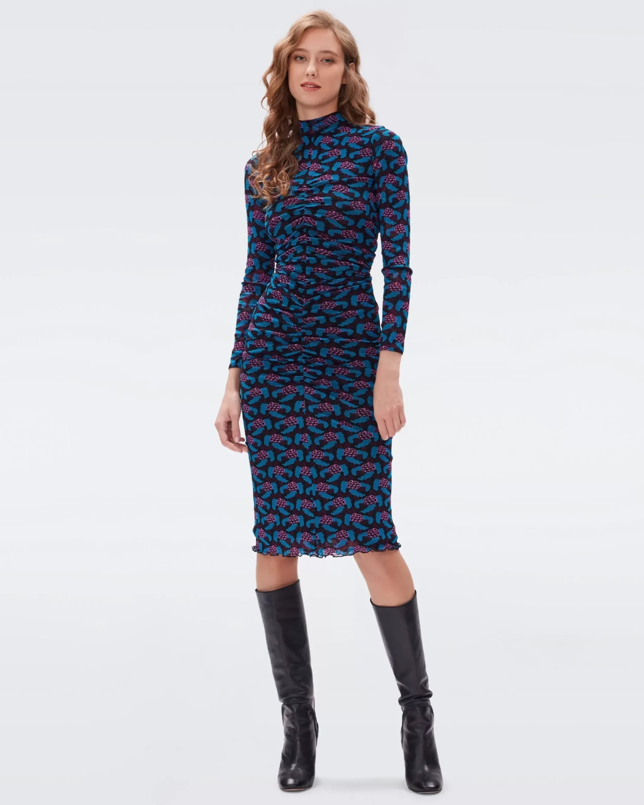 Verina Reversible Mesh Dress-dvf Online