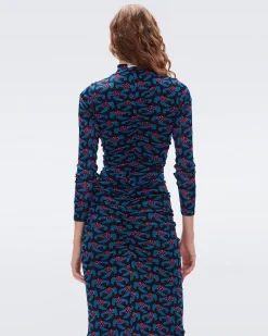 Verina Reversible Mesh Dress-dvf Online
