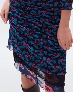 Verina Reversible Mesh Dress-dvf Online