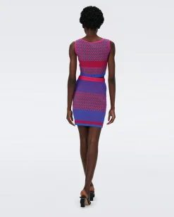 Viv Knit Jacquard Skirt-dvf Outlet