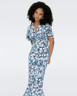 Zetna Wrap Dress-dvf New